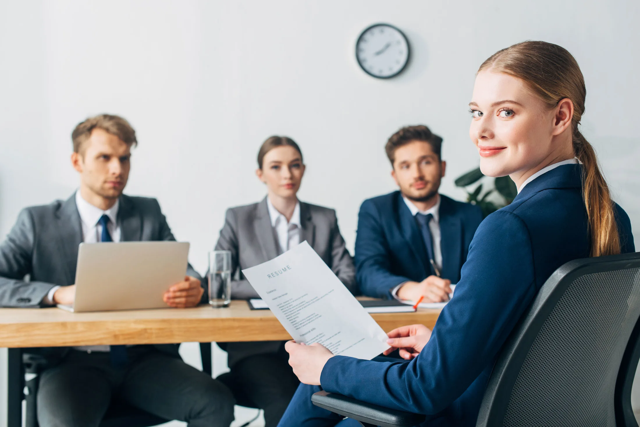 For professionals consultation scene for recruitment, HR, or career support